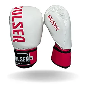 LUVA 12 OZ MICROFIBRA BRANCA/ROSA | ADOMA