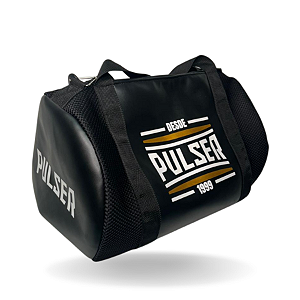 MOCHILA P PRETA SPORT BRANCO/DOURADO TELA PRETA