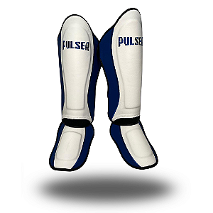 CANELEIRA COURO BORDADO AZUL/BRANCO | 30 MM