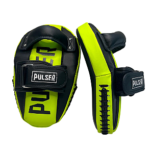 MANOPLA LONGA PU C/ PEGADOR VERDE LIMÃO/PRETO