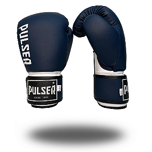 LUVA 16 OZ NEW MINIMAL AZUL MARINHO - MICROFIBRA - PRO 100