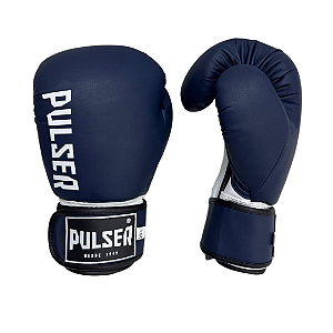 LUVA 16 OZ NEW MINIMAL AZUL MARINHO - MICROFIBRA - PRO 100