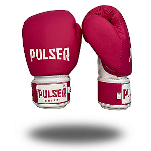 LUVA 12 OZ ROSA MINIMALISTA BRANCO MICROFIBRA|