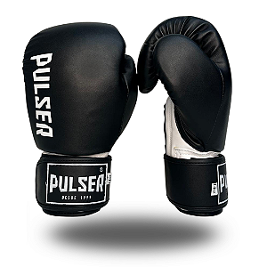 LUVA 10 OZ PU PRETO MINIMAL NOVO BRANCO | ADOMA