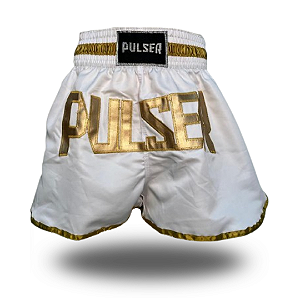 SHORT THAI BRANCO/DOURADO
