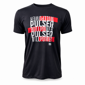 CAMISETA ESPORTIVA PULSER WILLPOWER PRETA | JIMPY
