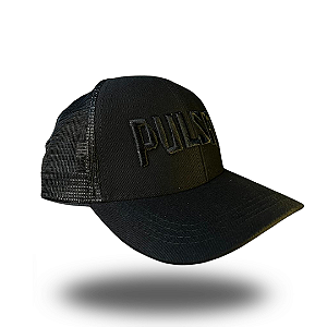 BONÉ TRUCKER PULSER PRETO