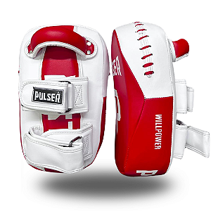 THAI PAD APARADOR DE CHUTE POWER MUAY THAI VERMELHO | MICROFIBRA