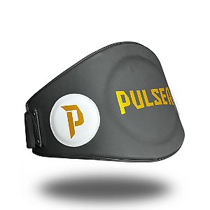CINTURÃO DE ABDÔMEN PRETO P DOURADO PU