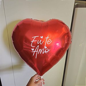 Balão Metalizado Eu Te Amo 18 Polegadas