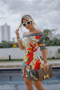 Vestido ombro a ombro