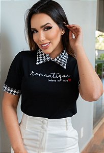 T-shirt xadrez