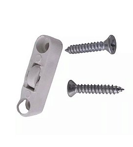 Roldana para tela mosquiteira 2 unidades com parafusos