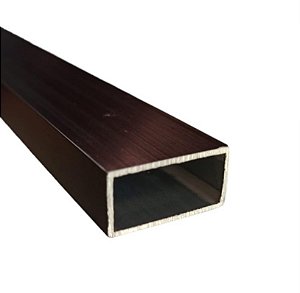 Tubo 2x1 retangular 100% alumínio