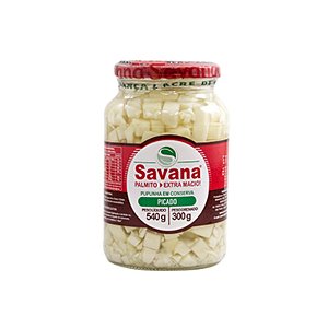Palmito Pupunha Picado Vidro 300g