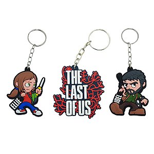 Kit Chaveiros Emborrachados The Last of Us 3 Unidades