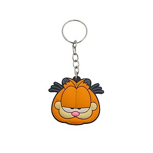 Chaveiros de Borracha Geek Garfield III