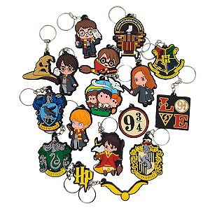 Chaveiros de Borracha Geek Harry Potter