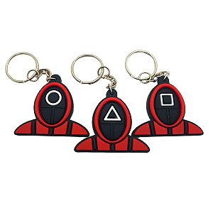 Chaveiros de Borracha Geek Round 6