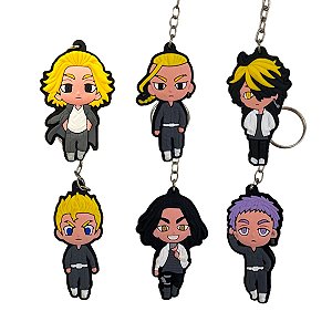 Chaveiros de Borracha Geek Tokyo Revengers