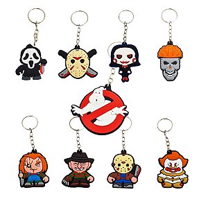 Chaveiros de Borracha Geek Turma do Terror