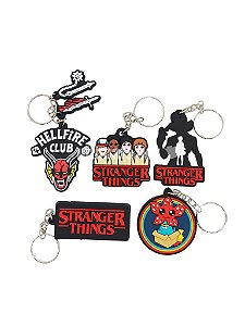 Chaveiros de Borracha Geek Stranger Things