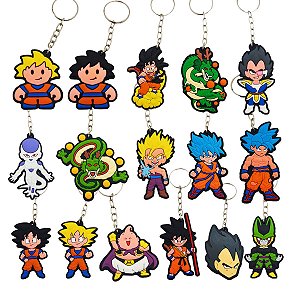 Chaveiros de Borracha Geek Dragon Ball