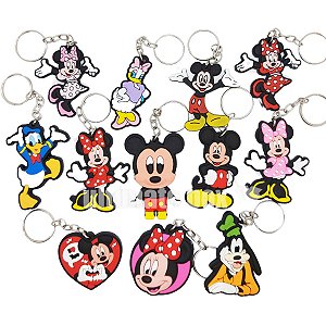 Chaveiros de Borracha Geek Disney