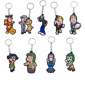 Chaveiros de Borracha Geek A Turma do Chaves
