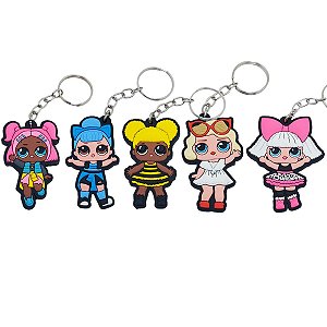 Chaveiros de Borracha Geek LOL Surprise