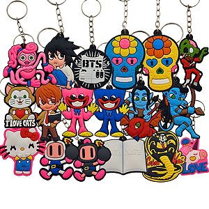 Chaveiros de Borracha Geek Diversos 3