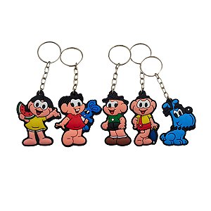 Chaveiros de Borracha Turma da Monica