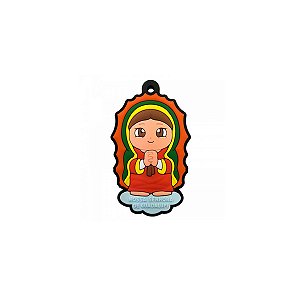 Chaveiro de Borracha N. Sra. de Guadalupe