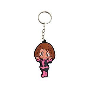 Chaveiro de Borracha Ochaco Uraraka