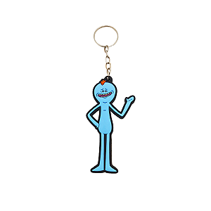 Chaveiro de Borracha Meeseeks