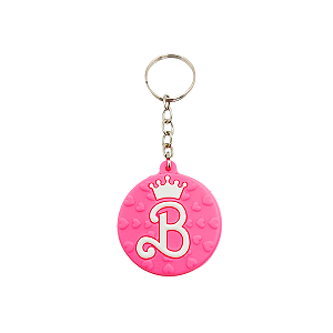 Chaveiro de Borracha Barbie Coroa
