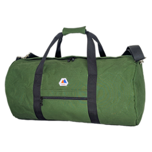 Duffel 40L - Verde e laranja