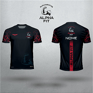 CAMISETA ALPHA FIT - VERMELHA