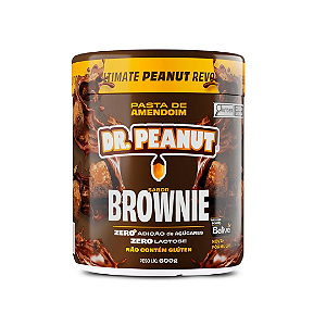 PASTA DE AMENDOIM 600G - BROWNIE DR. PEANUT