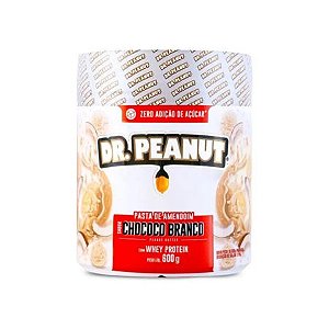 PASTA DE AMENDOIM 600G - CHOCOCO BRANCO DR. PEANUT