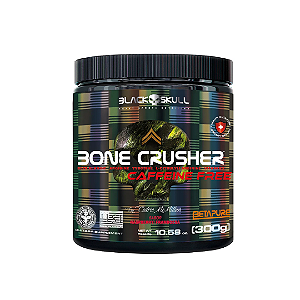 BONE CRUSHER CAFFEINE FREE 300G - BLACK SKULL