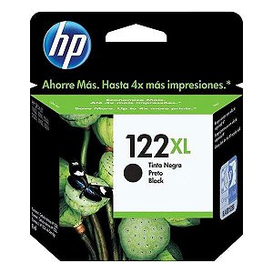 Cartucho de tinta HP 122XL preto (CH563HB)