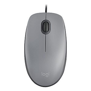 Mouse USB Logitech M110 Silent cinza (910-005494)