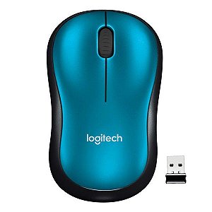 Mouse wireless Logitech M185 azul (910-003636)