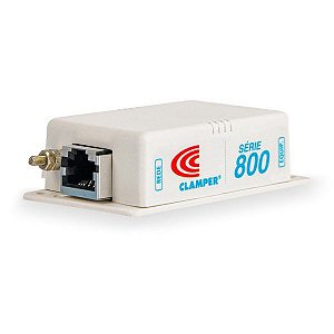 Protetor de surto Ethernet Categoria 5E PoE Clamper S800 (013202)