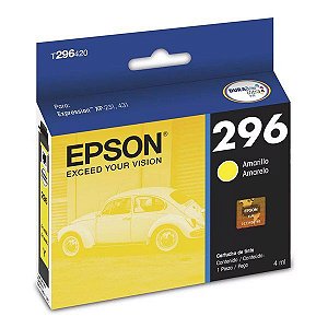 Cartucho de tinta Epson T296420-BR amarelo
