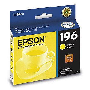 Cartucho de tinta Epson T196420-BR amarelo