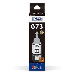 Garrafa de tinta Epson T673120-AL preto