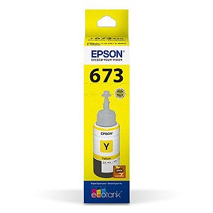 Garrafa de tinta Epson T673420-AL amarelo