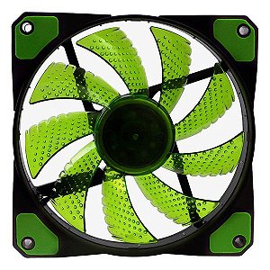 Cooler para gabinete oex F20 verde (48.7225)